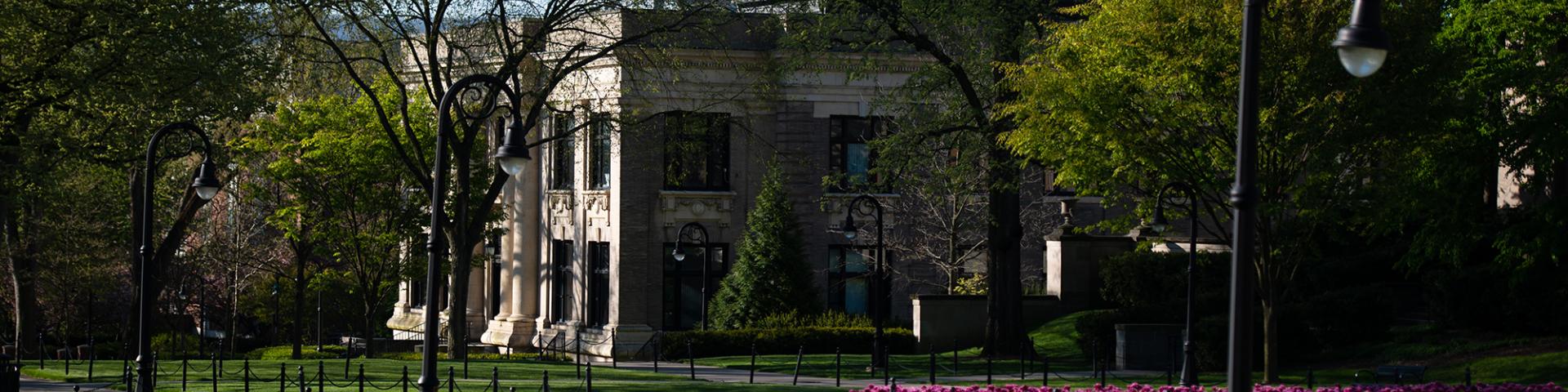 Photo of University Park campus during the spring